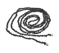 Aurgiarme - Collana lunga con perline di cristallo artificiale, stile vintage, leggera, multistrato, accessori fatti a mano, stile minimalista, da indossare tutti i giorni, フリーサイズ, Come descritto