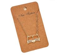 Aurgiarme - Collana per la stagione della laurea con ciondolo cavo, collana girocollo unica con simbolo della clavicola, lunghezza regolabile, フリーサイズ, Come descritto, Nessuna pietra preziosa