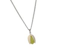 Aurgiarme] Collana unica con pistacchio dal design creativo per coppie e trendsetter indossano accessori giovani alla moda per simboleggiare amore e personalità, フリーサイズ, Come descritto, Nessuna pietra
