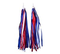 Aurgiarme Nappe per bici per ragazze e ragazzi, 1 paio di filanti per manubrio, nappe per scooter, accessori per bici da ragazza, nastro colorato per scooter