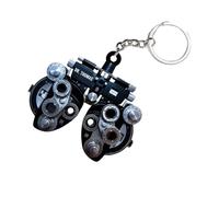 Aurgiarme Portachiavi in acrilico robusto dai colori vivaci, accessorio portatile per studenti di oftalmologia e regali unici, Blu, Taglia unica