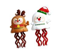 Aurgiarme Rotazione manuale Dancing Squid Toy Transducer Technology Safe Play Kids Educational Party Decoration Christmas Renna Design Toy