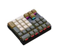 Aurgiarme Tastiera numerica meccanica a 33 tasti con luci multicolore adatta per computer portatile finanziario tastiera numerica tastiera meccanica a 33 tasti tastiera meccanica ergonomica