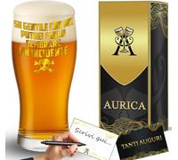 Aurìca Bicchiere Da Birra Personalizzato SII GENTILE CON ME POTREI FARLO SEMBRARE UN INCIDENTE - Boccale Per Chi Ha Il Cuore Dolce Ma L’Umorismo Tagliente! Regalo Originale Con Confezione Regalo