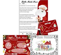 Aurìca Kit Tovaglietta per Babbo Natale E Lettera Risposta Babbo Natale - Rendi Il Natale Magico E Memorabile Ai Bambini con La Risposta alla Letterina Babbo Natale