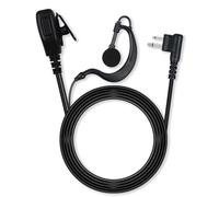 Auricolare a forma di G a 2 pin con microfono PTT compatibile con Motorola Walkie talkie e radio R2 CP100D CP185 CP200D CP200 CLS1410 CLS1110 BPR40 BPR40D RDU4100 RMU2040-1 confezione