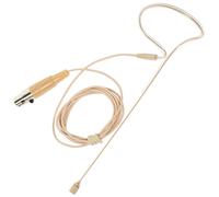 Auricolare auricolare con sede auricolare su un microfono appeso all'orecchio