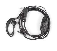 Auricolare auricolare Dual PTT STEBELA con microfono per BAOFENG UV 82 UV82L UV-89 Radio a 2 vie 2