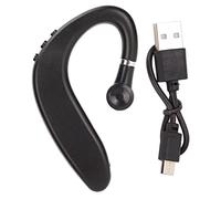 Auricolare Bluetooth 5.2, Gancio per L'orecchio a Mani Libere Cuffie Senza Fili Bluetooth, Cuffie con Gancio per L'orecchio Ultraleggere Impermeabili, Auricolari da Lavoro a Orecchio Singolo per la Gu