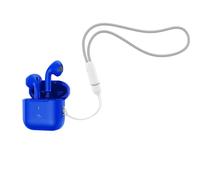 AURICOLARE BLUETOOTH CELLY BLU CON LACCETTO, FORMA A GOCCIA, GESTIONE COMPACTBL