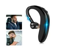 Auricolare Bluetooth con cancellazione del rumore, auricolare wireless con chiamate in vivavoce per lavoro, guida, viaggi, suono chiaro, suono