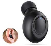 Auricolare Bluetooth elegante, cuffia wireless invisibile con altoparlante da 8 mm, design ergonomico per un utilizzo prolungato, comandi a pulsante