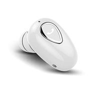 Auricolare Bluetooth In-Ear, 1X Auricolari per Chiamate Invisibili, Cuffie Stereo Sportive Wireless per La Riduzione Del Rumore Con Microfono, Universali per Uomini E Donne (Bianco)