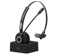 Auricolare Bluetooth M97 Traffic con stazione di ricarica BT5.0 CVC6.0 con riduzione del rumore, auricolare per il servizio clienti aziendale