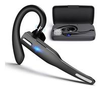 Auricolare Bluetooth monoauricolare, universale, compatibile con iOS e Android, ideale per la guida e le chiamate di lavoro.