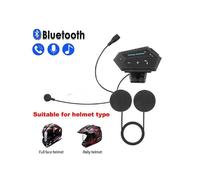 Auricolare Bluetooth per moto Kebidumei Bt-12 per interfono per casco, moto, bici, auricolare wireless