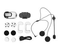Auricolare Bluetooth per moto, risposta automatica e radio FM integrata, funzione di riduzione del rumore, tecnologia impermeabile, vivavoce, suono