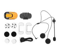 Auricolare Bluetooth per moto, risposta automatica e radio FM integrata, funzione di riduzione del rumore, tecnologia impermeabile, altoparlanti