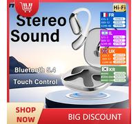 Auricolare Bluetooth senza fili Qualità audio HiFi Cuffie Bluetooth con cancellazione del rumore Cuffie sospese per l'orecchio a lunga durata per Iphone