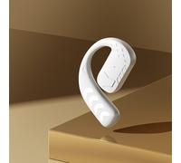 Auricolare Bluetooth singolo, auricolare aperto, cuffie wireless con gancio per l'orecchio, auricolari a conduzione aerea, cuffie vivavoce per la