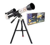 Auricolare Bluetooth Telescopio astronomico spaziale per bambini con treppiede leggero Telescopio rifrattore HD da 60 mm per osservare il paesaggio lunare