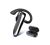 Auricolare Bluetooth wireless per telefoni cellulari con custodia di ricarica, cuffie vivavoce monoauricolare