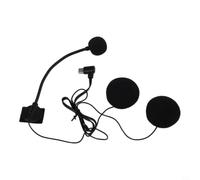 Auricolare Casco per moto Type-C con Microfono e Altoparlanti | Microfono omnidirezionale, riduzione rumore, suono chiaro, cavo 77cm, installazione rapida