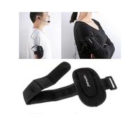 Auricolare con fascia da braccio per interfono per arbitro, custodia portatile per motociclista, n.