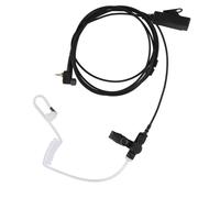 Auricolare con tubo acustico per radio ricetrasmittente Motorola con microfono e pulsante PTT, suono migliorato, cavo in PU resistente, auricolare