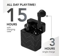 Auricolare Cuffia Wireless Bluetooth Stereo Cellularline + Custodia di Ricarica