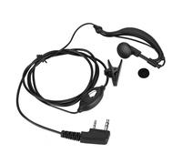 Auricolare Emoshayoga per walkie talkie, auricolare PTT a 2 pin con tubo acustico e gancio per l'orecchio, compatibile con radio ricetrasmittenti,