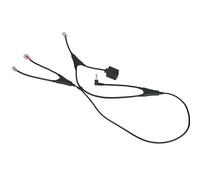 Auricolare Jabra 14201-36 wireless Bluetooth per telefoni Alcatel, EHS, Nero