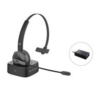 Conceptronic POLONA03BD cuffia e auricolare Wireless A Padiglione Ufficio Bluetooth Base di ricarica Nero