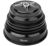 Auricolare per Bici Conico 44-56mm in Lega di Alluminio per Bici Forcella Anteriore Stelo Auricolare per Bicicletta Sostituzione Auricolare(Nero)