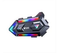 Auricolare per casco da moto Bluetooth 5.3 con controllo vocale, wireless, pratico, impermeabile, per collegare 2 telefoni contemporaneamente