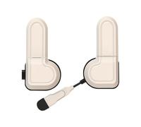 Auricolare per Casco da Moto Semi-Integrale, per Caschi da Bici Elettrica e Bicicletta, Installazione Magnetica 'Altoparlante, Suono HD