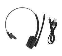 Auricolare per Telefono Bluetooth, Auricolare Singolo per Affari Senza Fili con Microfono Girevole V5.0 Auricolare Bluetooth per Laptop, Telefono Cellulare, PC, Tablet