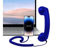 Auricolare per telefono cellulare - con microfono di tipo C retrò classico forniture per la casa - ricevitore per telefono cellulare - per casa cucina soggiorno camera da letto letto scrivania ufficio