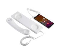 Auricolare per telefono cellulare - Connettore tipo C cablato per linea fissa | con microfono e altoparlante a frequenza larga per dispositivo posteriore, per casa ufficio scuola decorazione e