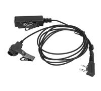 Auricolare per walkie-talkie K-Head, Trasparente-Nero, 58Ω
