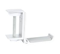 Auricolare pieghevole Resta con un morsetto regolabile sotto il gancio for auricolare da scrivania (argento)
