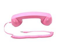 Auricolare retrò con cavo per telefoni cellulari - Adattatore telefonico fisso nostalgico a mani libere | Ricevitore telefonico per posto di lavoro, decorazione della casa, festa a tema e accessorio