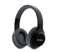 Cuffie wireless Guess con logo classico in argento, nero