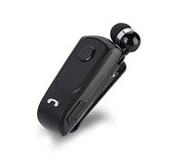 Auricolare Senza Fili Bluetooth con Filo Retrattile,Wireless Stereo Headset con Clip Microfono per ,ECC.(Nero)