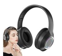 Auricolare senza fili cancellando il rumore - Porting prolungato con ascolti morbidi, cuffie wireless stereo | Cavo di ricarica Type-C, auricolare over-ear con luce LED e interfaccia audio