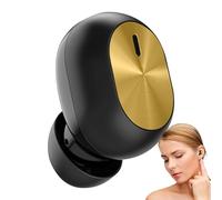 Auricolare singolo - Auricolari mono wireless, auricolari, dispositivo audio compatto | Auricolare singolo leggero con microfono chiaro e vestibilità sicura per la guida -chiamate di lavoro Podcast