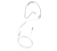 Auricolare singolo da 1,25 m con microfono da 3,5 mm e protezione dalle radiazioni, sicuro su vari dispositivi senza radiazioni, cuffie per laptop