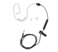 Auricolare singolo da 1,25 m con microfono da 3,5 mm e protezione dalle radiazioni, sicuro su vari dispositivi senza radiazioni, cuffie per laptop