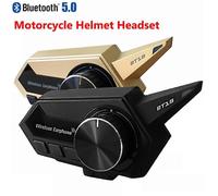 Auricolare stereo vivavoce wireless per casco da moto BT18 Bluetooth 5.0