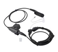 Auricolare tattico PTT con microfono a vibrazione della gola e tubo acustico per walkie-talkie Baofeng UV5R BF888S BF F8HP UV82 per comunicazioni